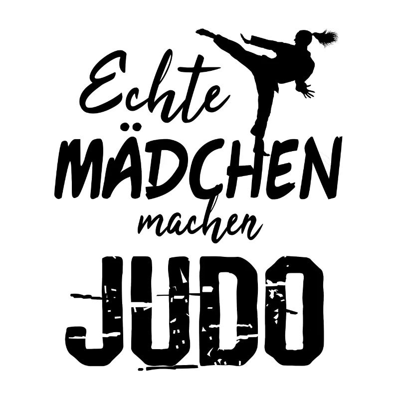Echte Mädchen Machen Judo Geschenk