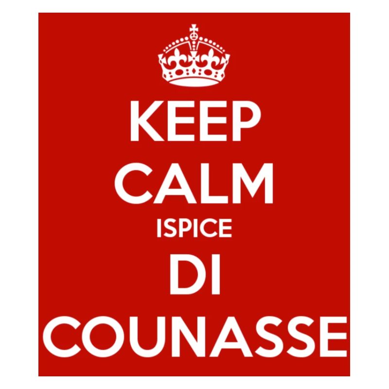 keep calm ispice di counasse