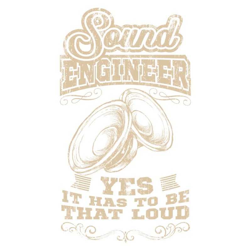 SOUND ENGINEER Tontechniker Crew Geschenk Toningen