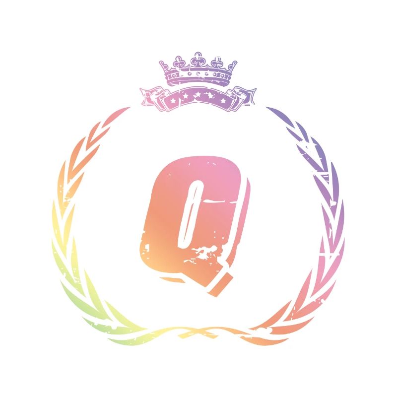 Q Buchstabe Kranz