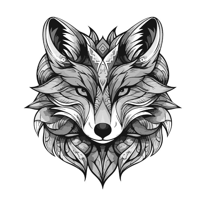 Fuchs Porträt Kopf Tier