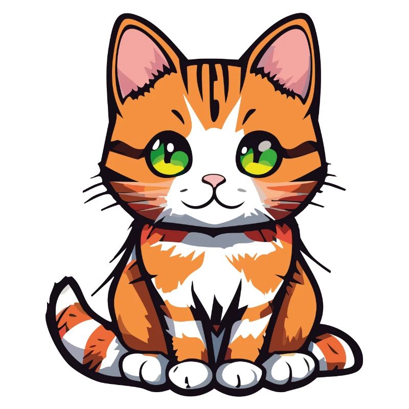 Chat Yeux Verts