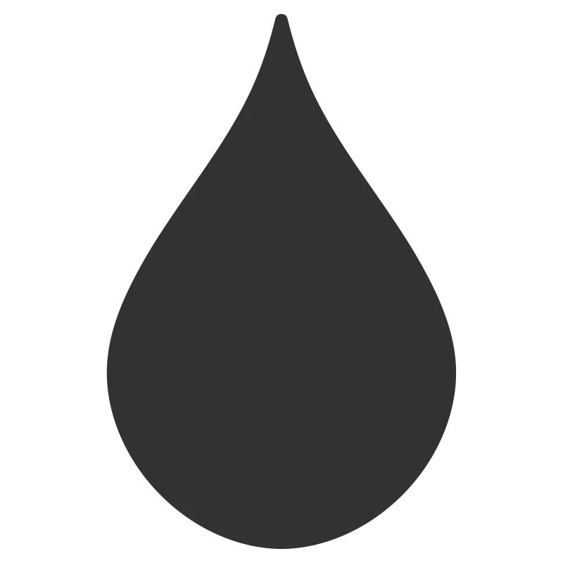 Symbole de logo drop shape