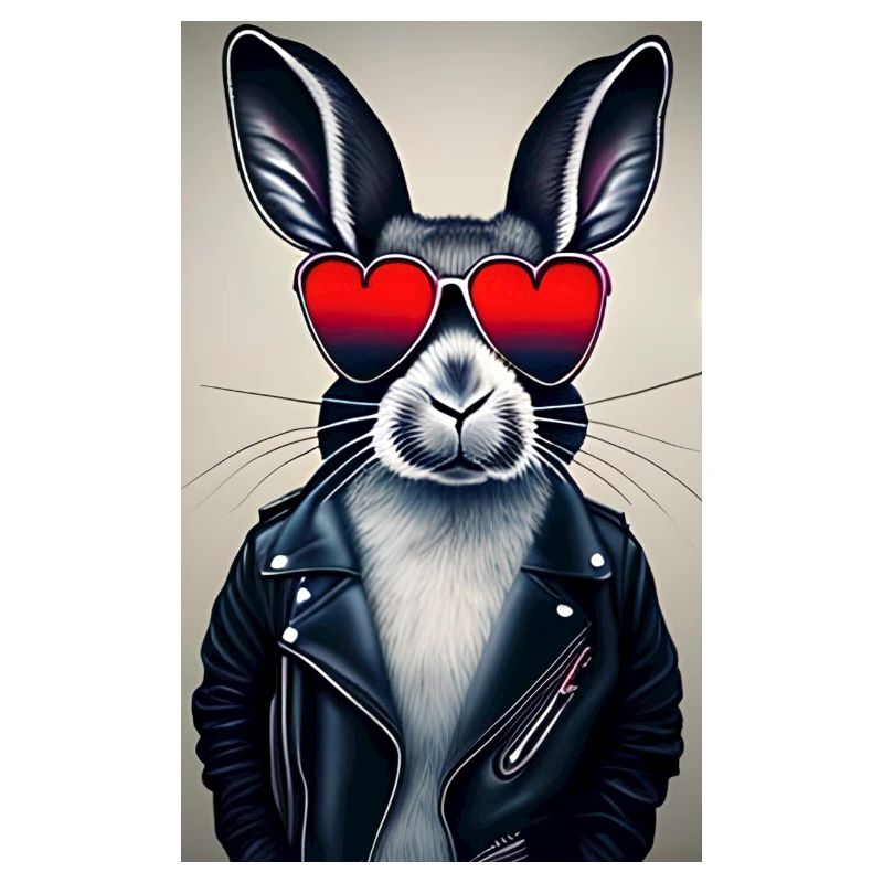 Lässiger Biker alter Hase Herzchen