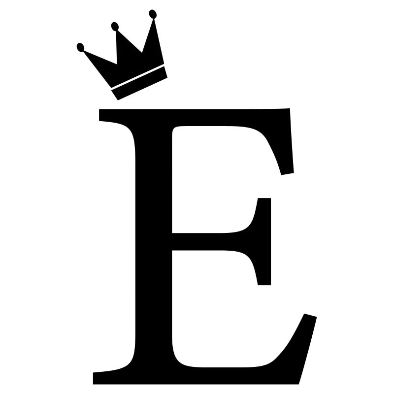 E Monogram Crown