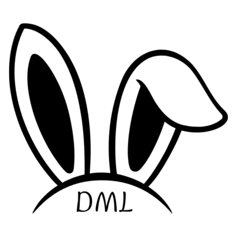 DML bunny ears (black)
