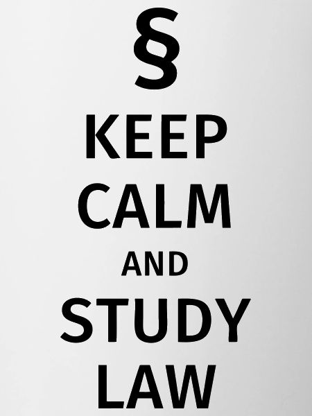 keep calm and study law