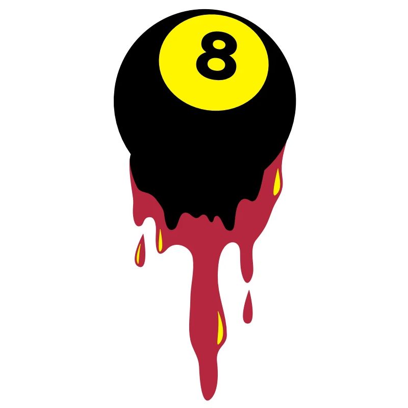 bleeding eight 8 ball from snooker or pool