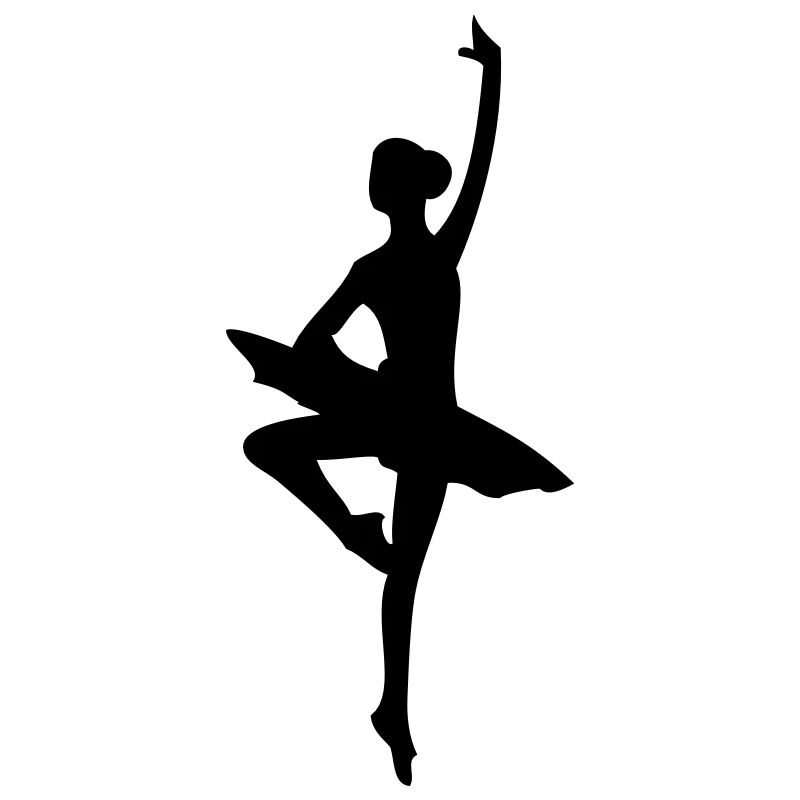 Danseuse ballerine silhouette