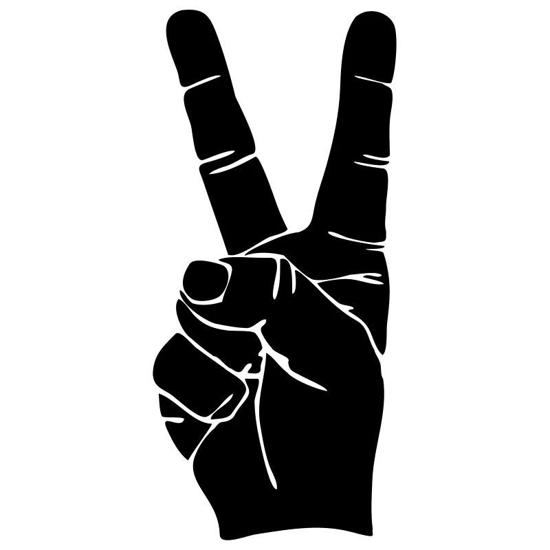 peace zeichen hand (dh)