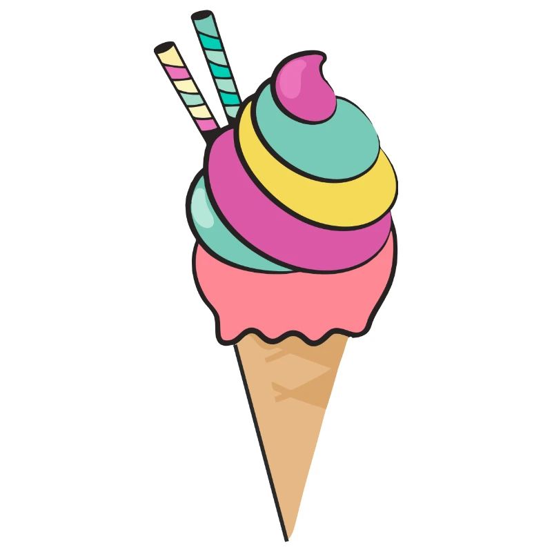 Eiscreme, Eistüte, Eis