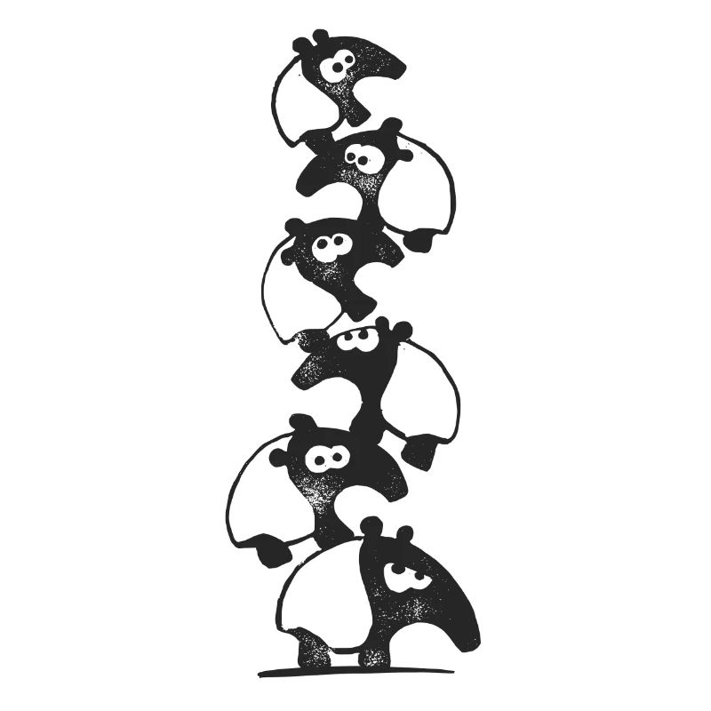 Tapir décontracté tas de tapirs de chat
