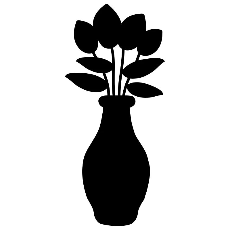 Contour silhouette belles tulipes