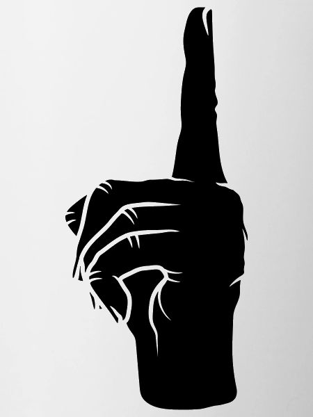 Up Finger pointing
