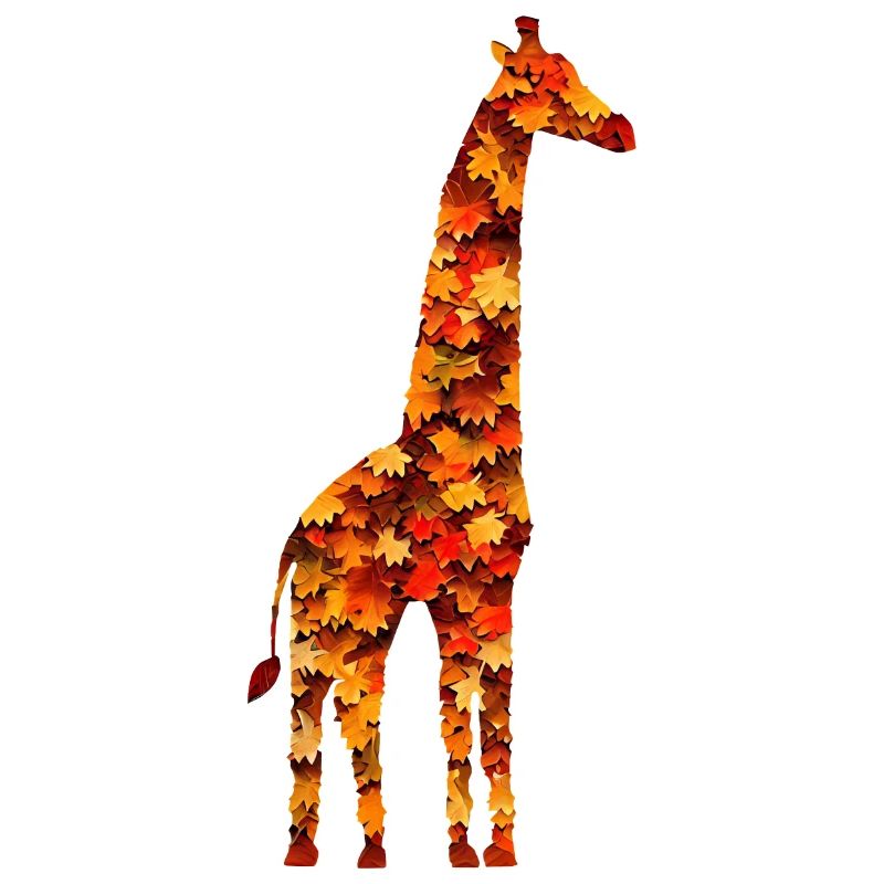 Girafe d’automne