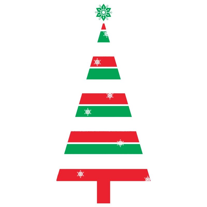 sapin geo multicolore
