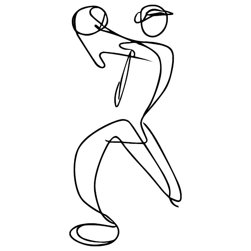 Cricket Bowler Drawing