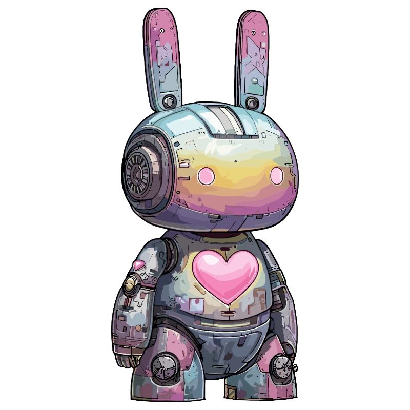 Pastel Robot Herzhart