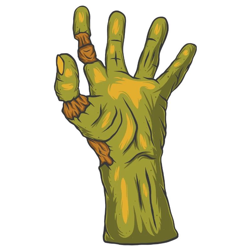 Main de zombie