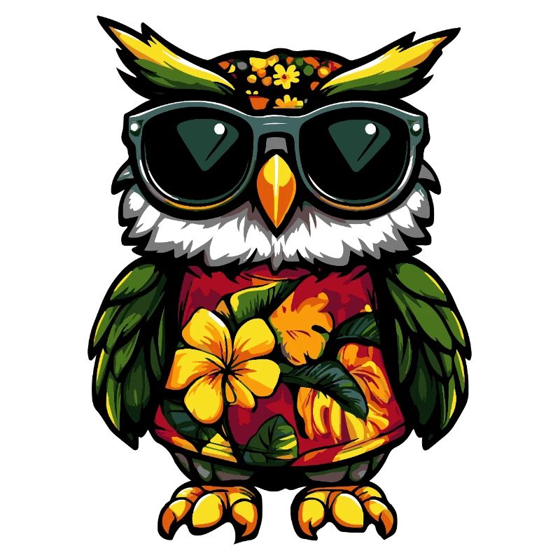 Owl Comic Holiday