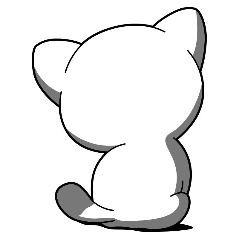Zurück Chibi Kätzchen