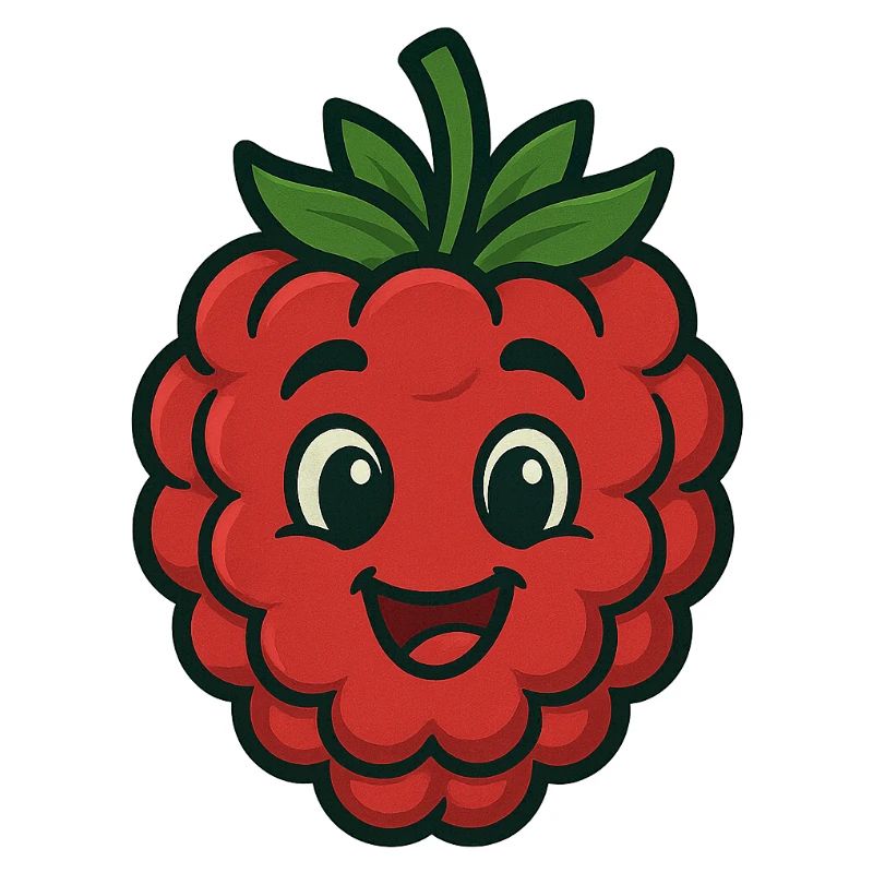 Framboise heureuse