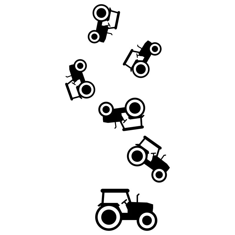Traktor icon Silhouette