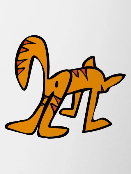 getigerte Katze,Cat,Comic