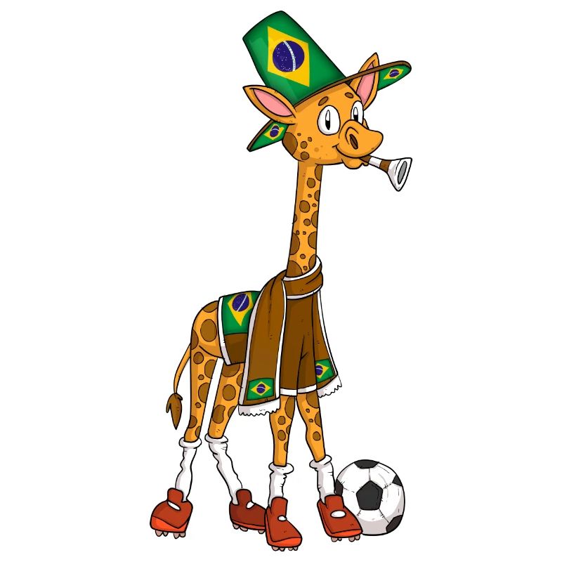 Giraffe Fan Brésil