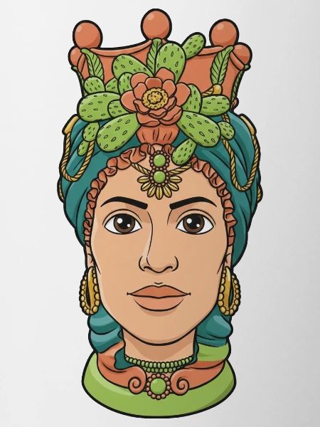 Moor's Head Woman Sicily Sicily