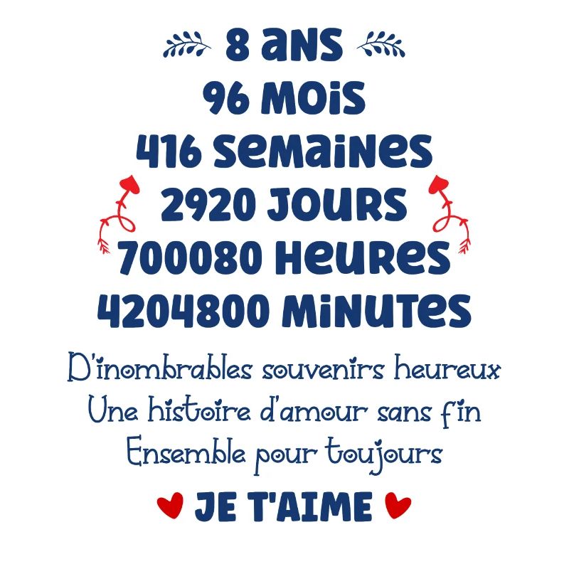 Amour 8 ans