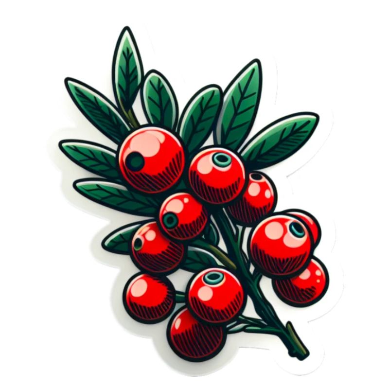Red berry branch