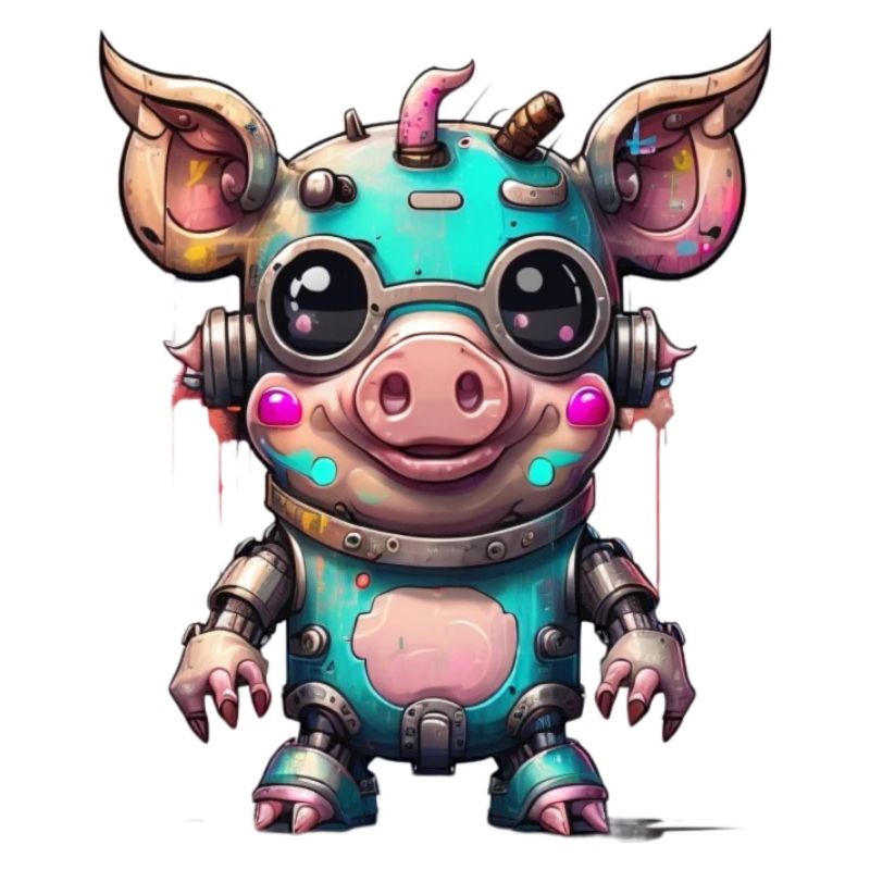 Roboter Schwein