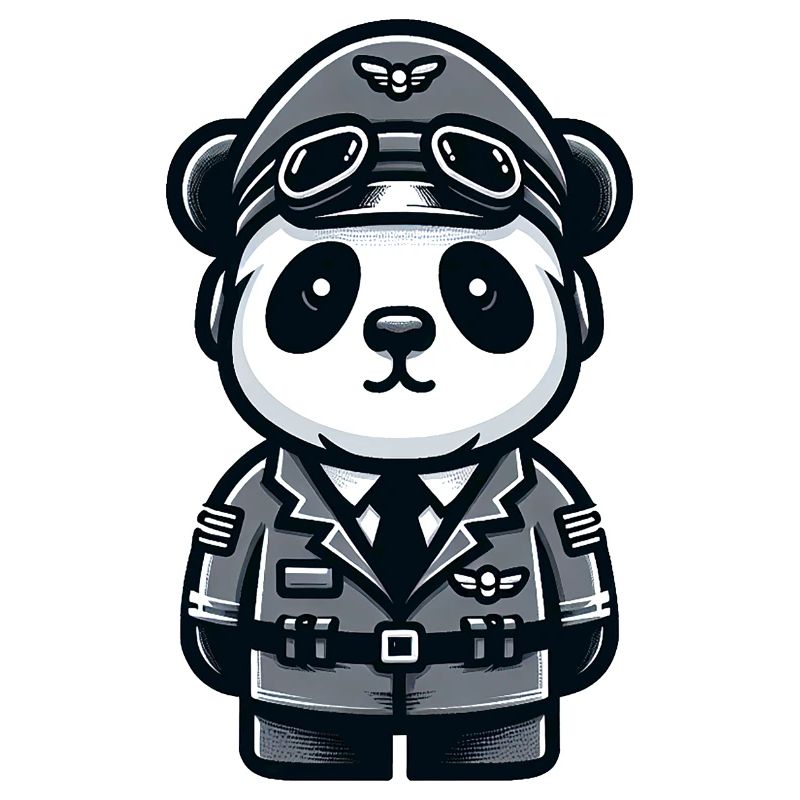 Pilote panda mignon