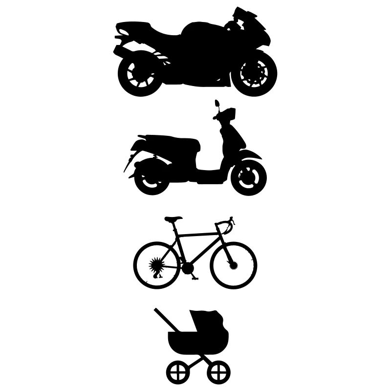 MotorcyclebisKid Wagon Biker Motorcyclist