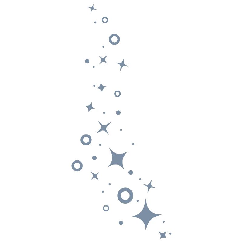 Glitzer Sterne Glitter Wolke Sternchen Dekor