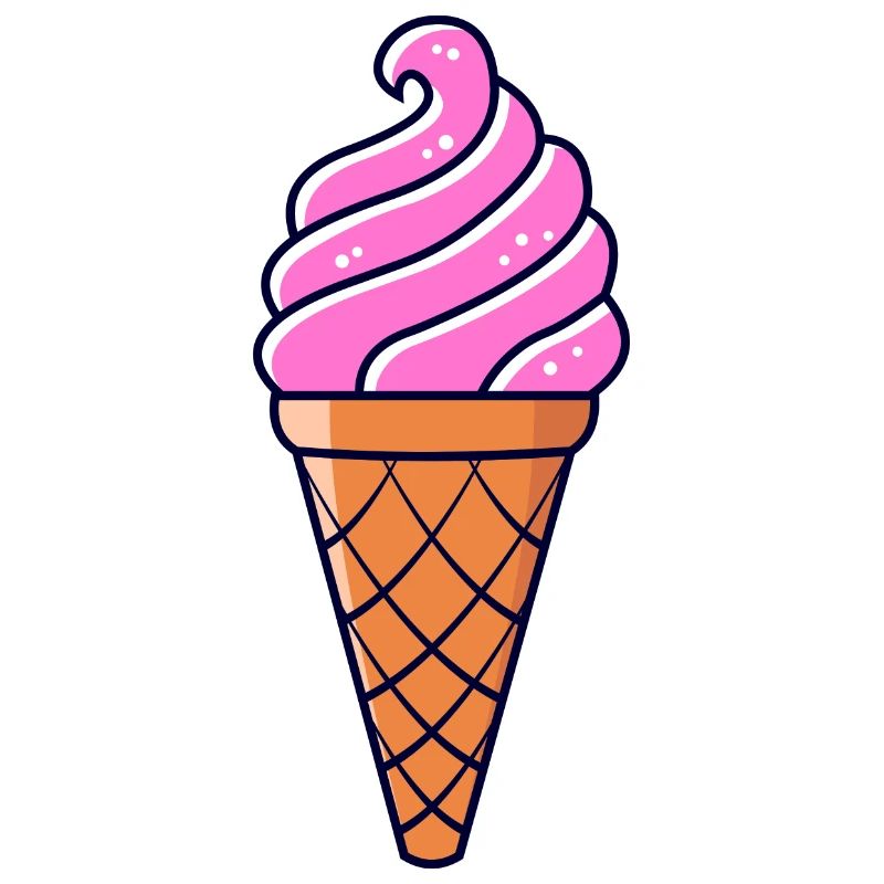 CRÈME GLACÉE DE GLACE À GAUFRES IDÉE CADEAU