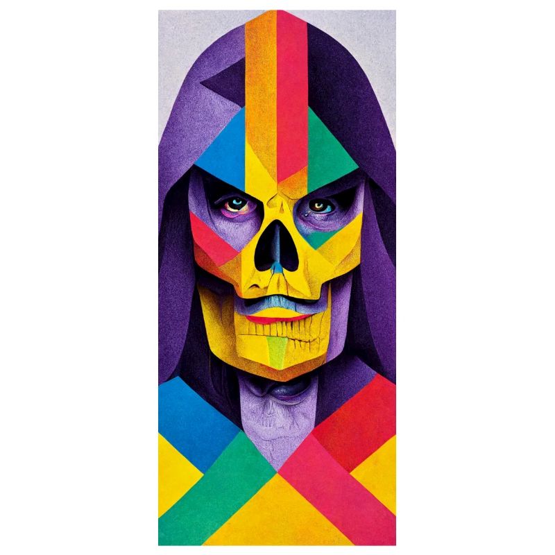 Skeletor geometric head