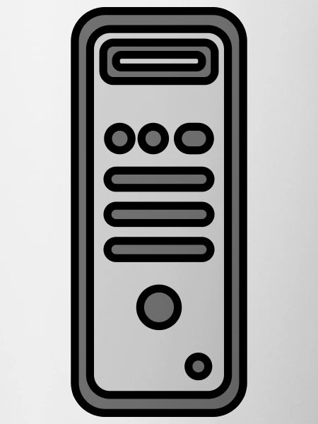 Chassis Computer Tower Icon