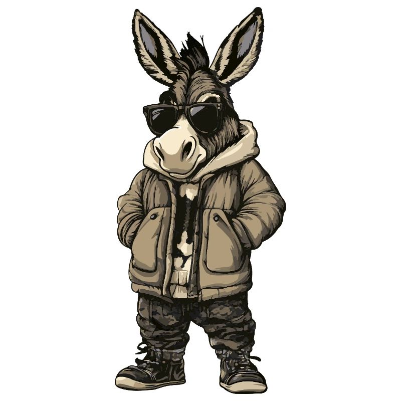 Donkey Cool Winter