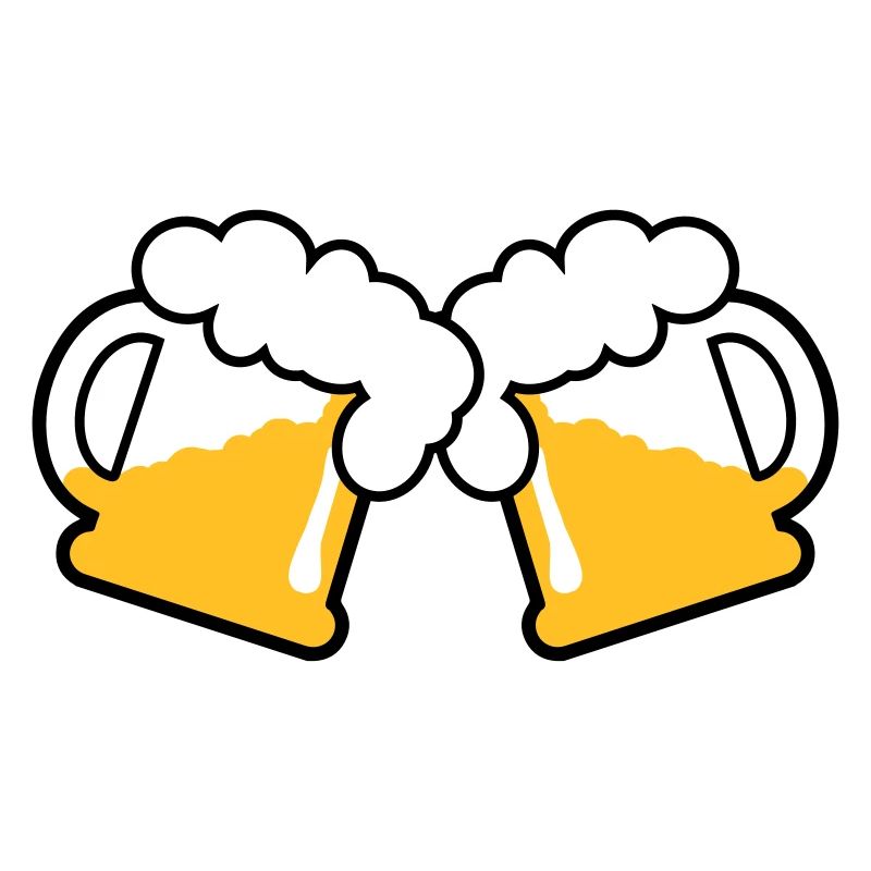 Mug à bière Emblème de la bière 3c