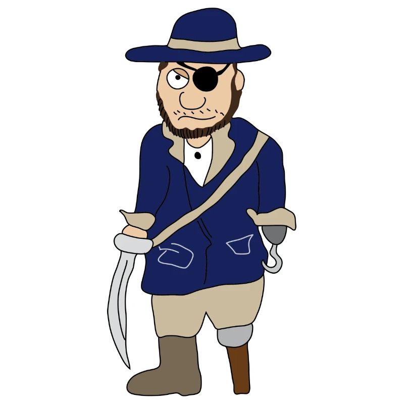 pirates | Pirate | patch oeil pirate jambe de bois