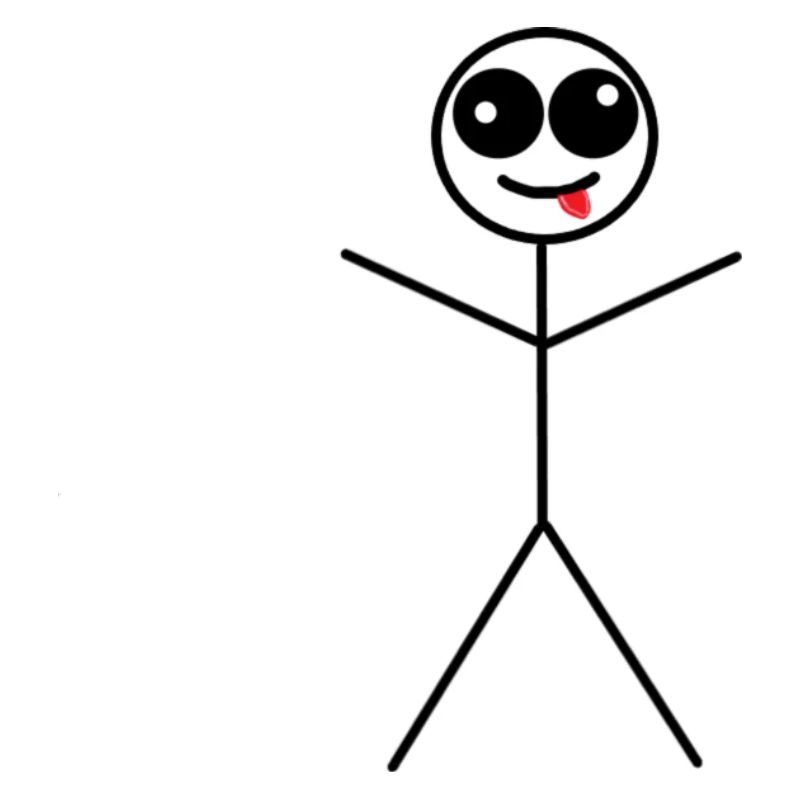 Drôle de figurine de bâton / stickman