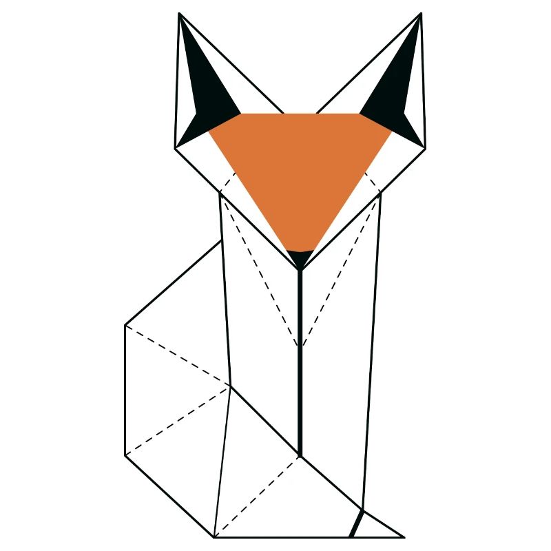Fox Vector Style Design
