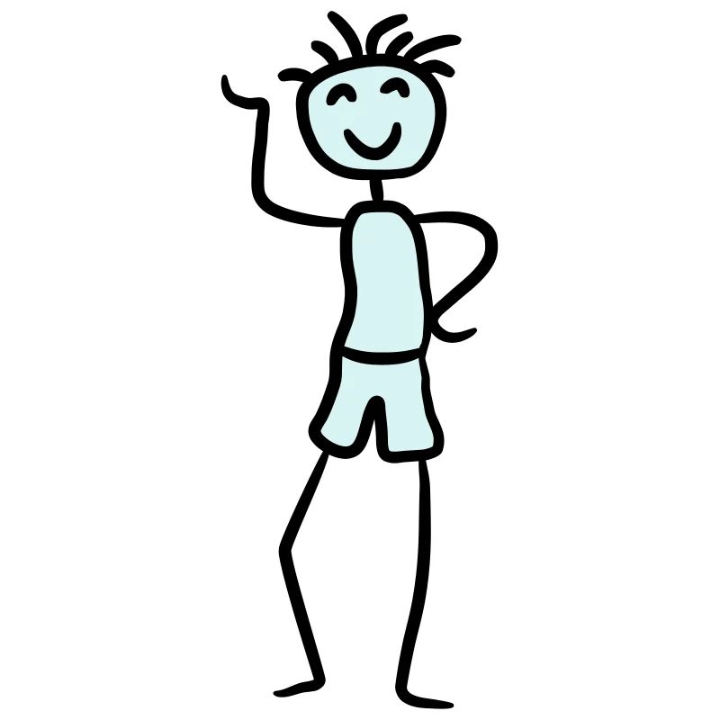 Glücklicher cooler Junge