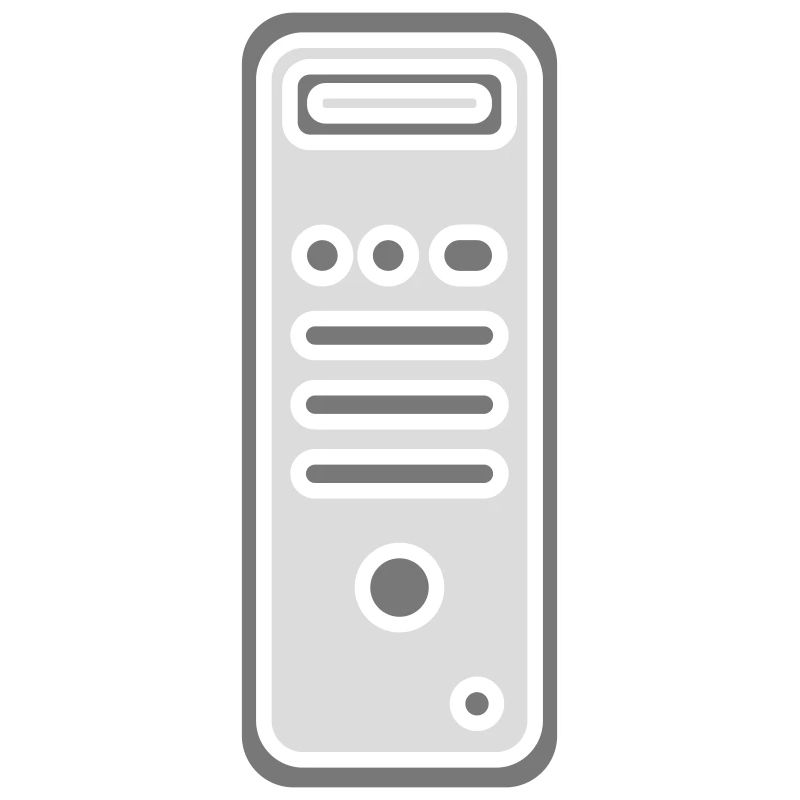 Icon Logo Gehäuse Computer