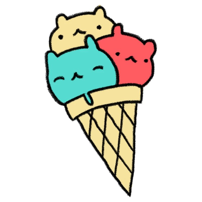 Katze - Miau - Kätzchen - Kater - Eis