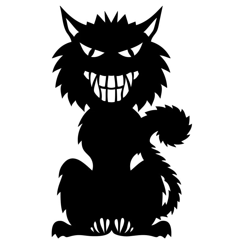 schwarze katze katze mechant 8