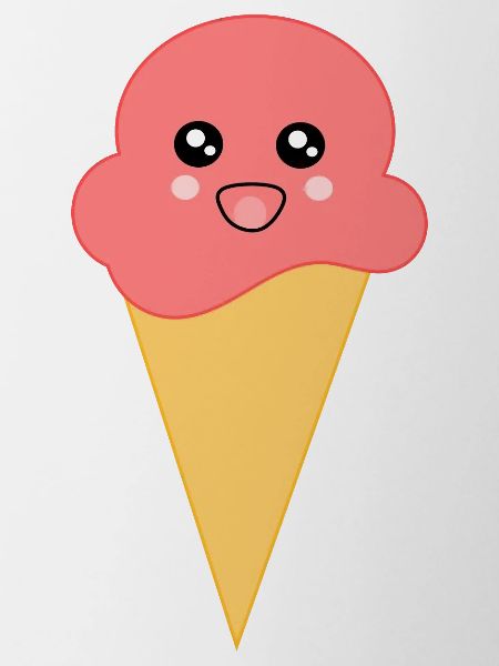 Eis Eiscreme Erdbeereis