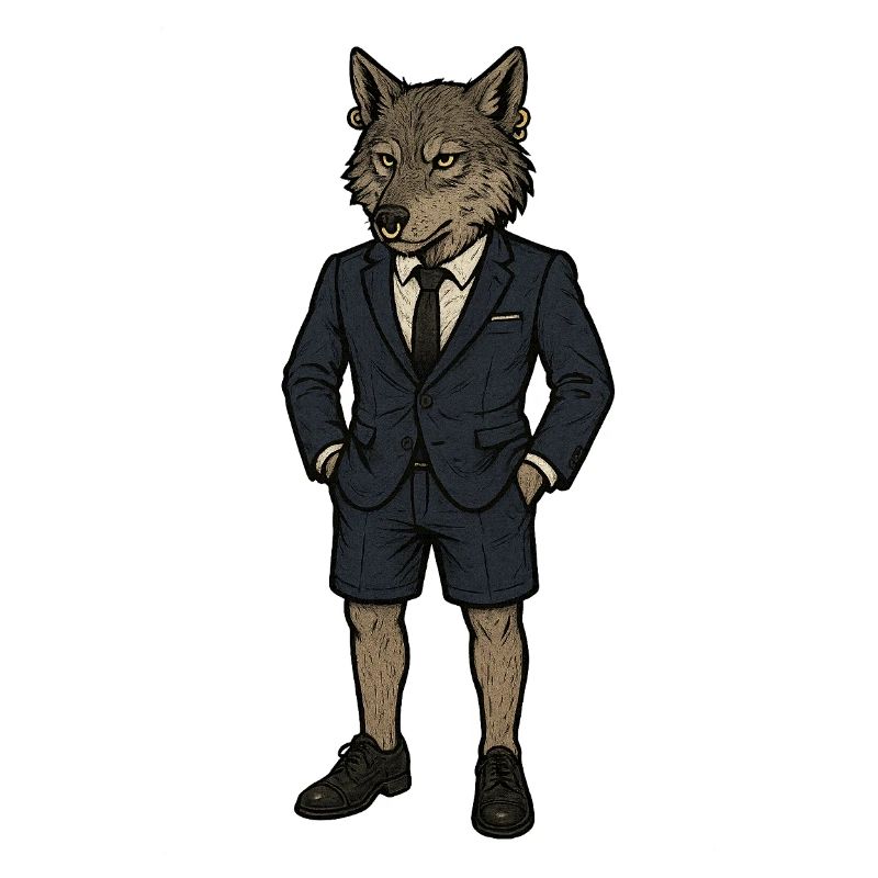 Successful wolf